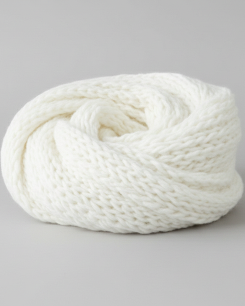 Solid Color Knit Infinity Scarf