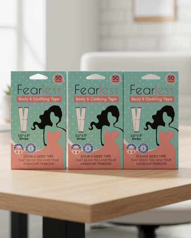 Fearless Double-Sided Clothing Body Adhesive Tape Fashion Strips