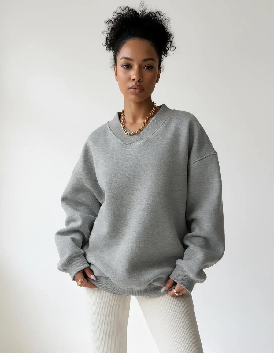 Women's V-Neck Sweatshirt