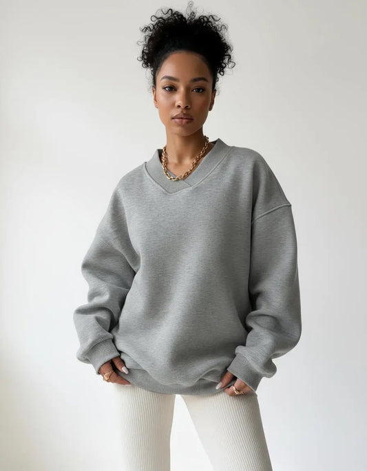 Women's V-Neck Sweatshirt