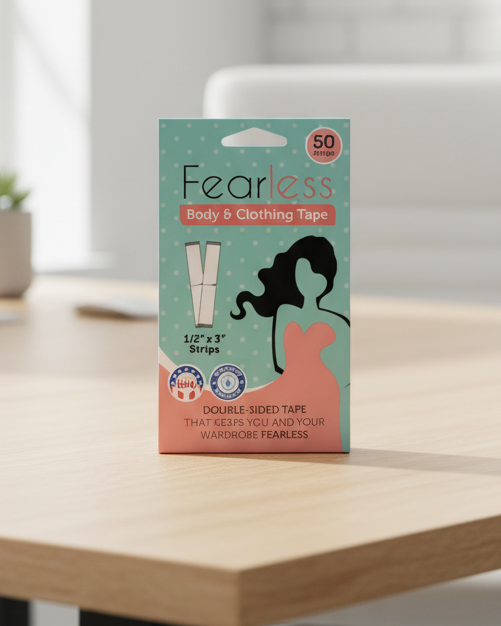 Fearless Double-Sided Clothing Body Adhesive Tape Fashion Strips