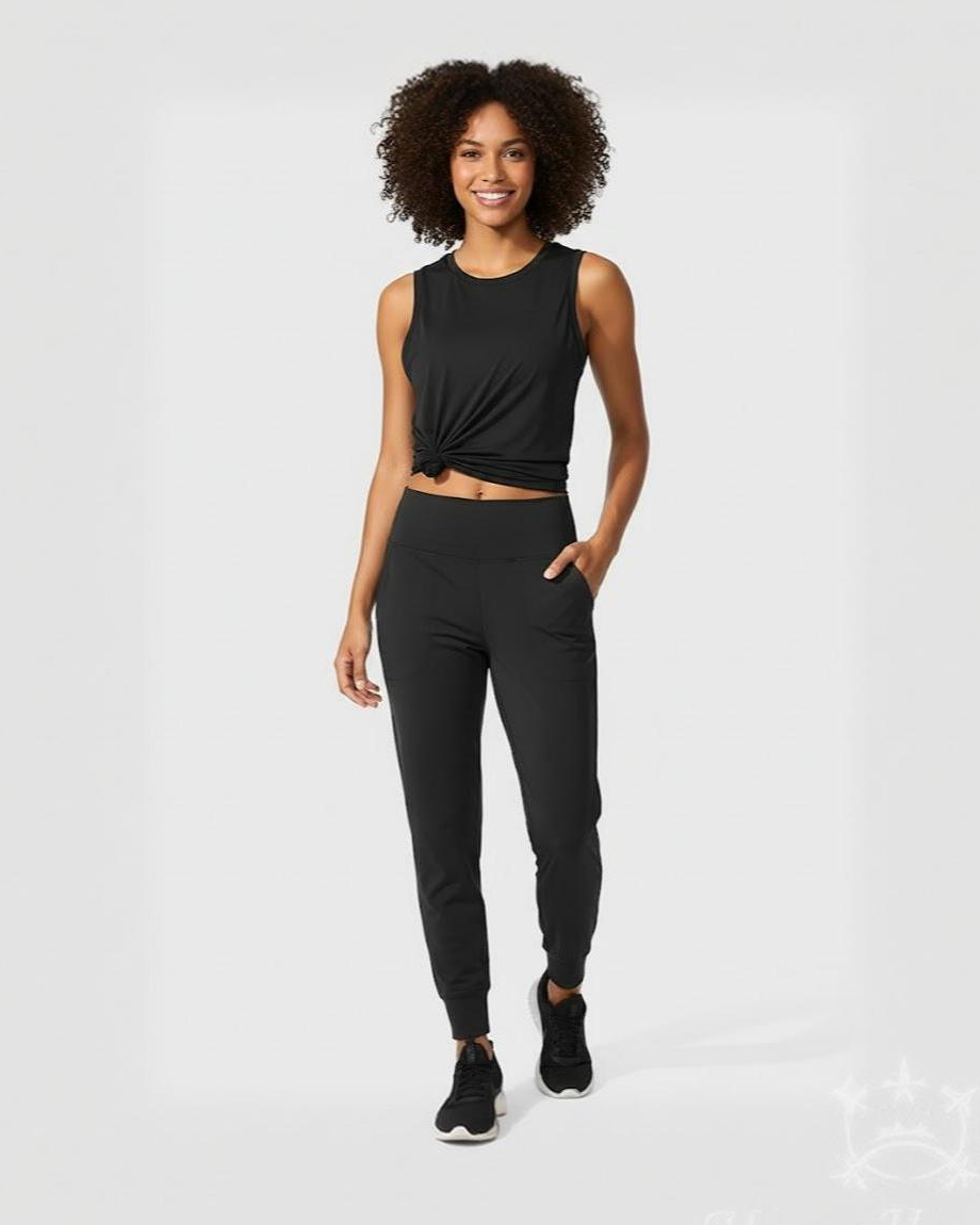 Women’s Joggers Yoga Pants with elastic waistband