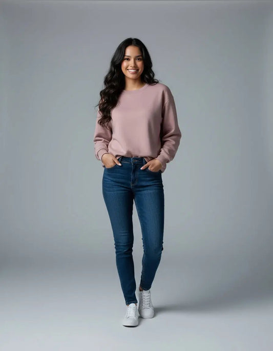 Women's Casual Thermal Long Sleeve Sweatshirt