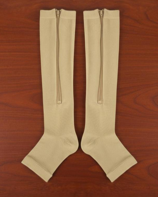 Zipper Compression Socks