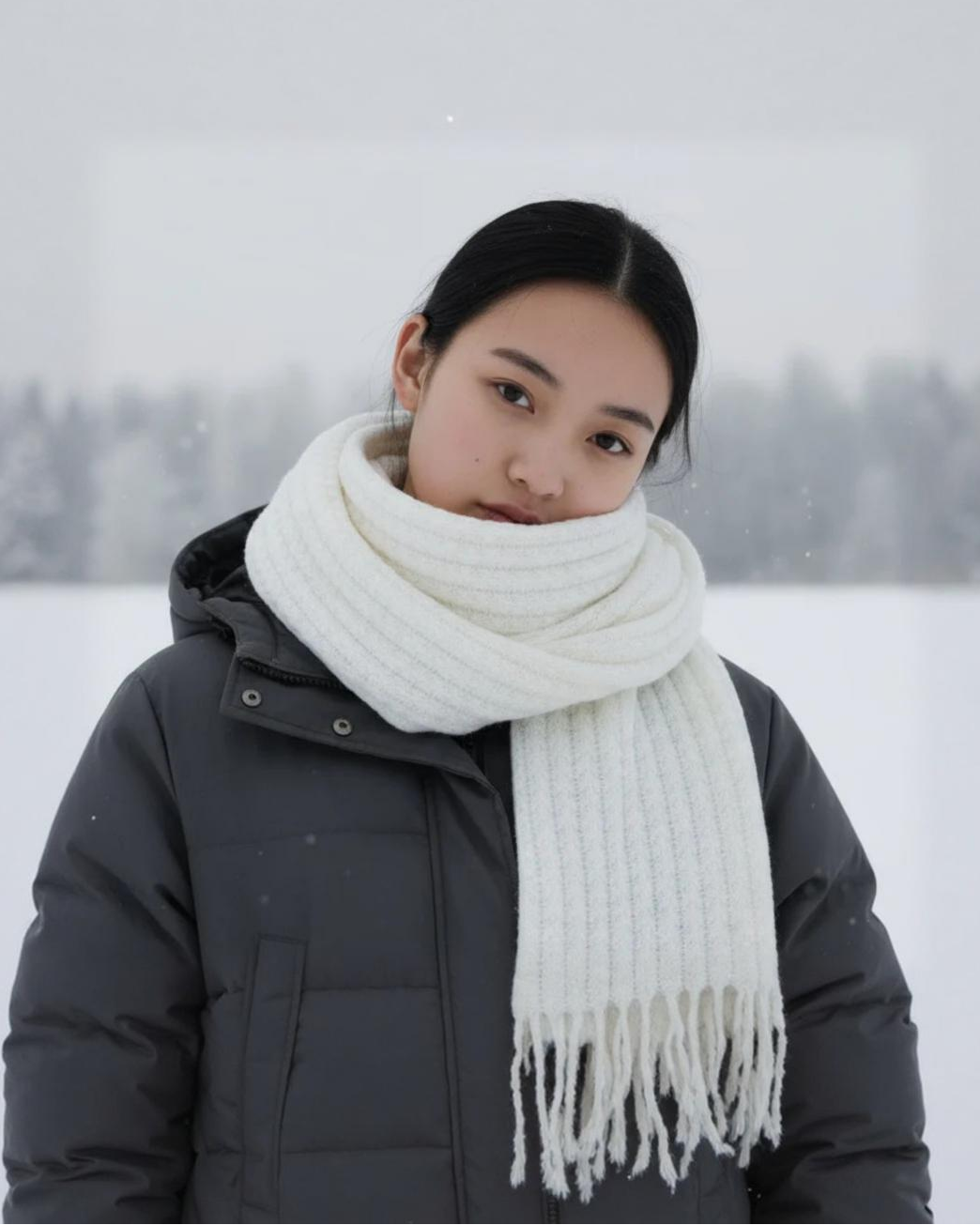 100% Cashmere Women's Long Scarf