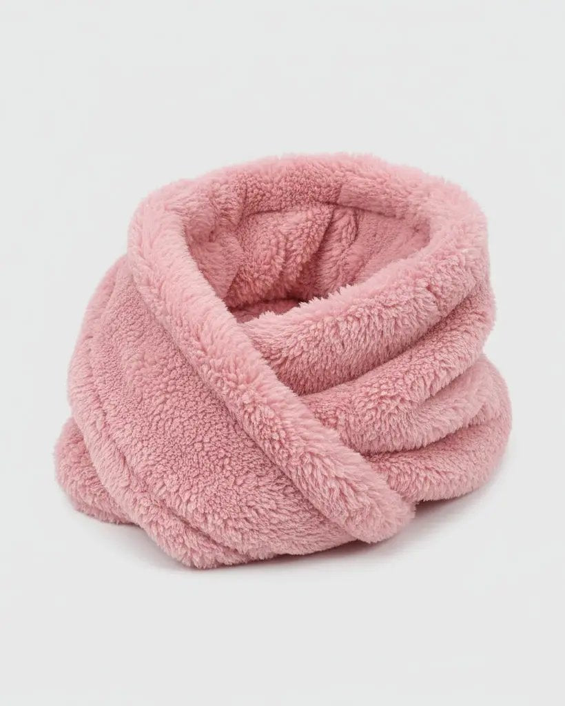 Faux Fur Plush Infinity Scarf