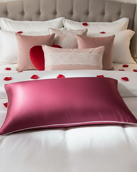 Silk pillowcase cover