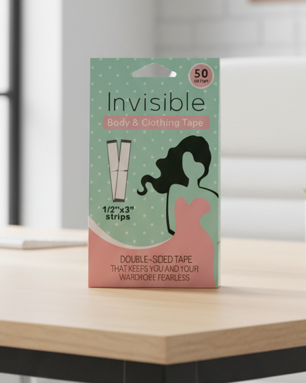 Invisible Double-Sided Body Clothing Tape Pack of 50