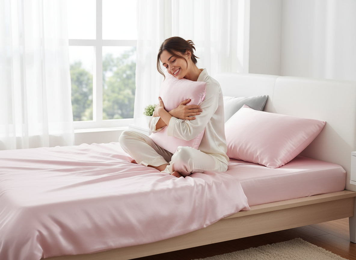 Mulberry Silk & Bamboo Pillowcase Set